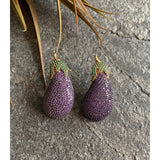 Eggplant Küpe
