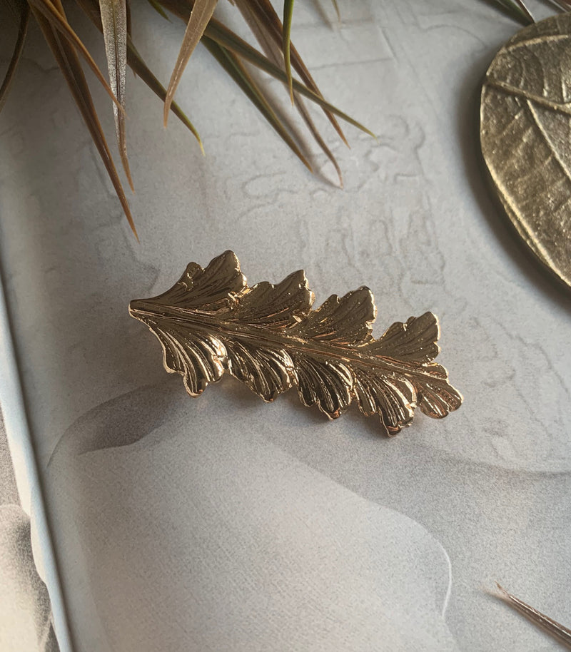 Hard Leaves Brooch